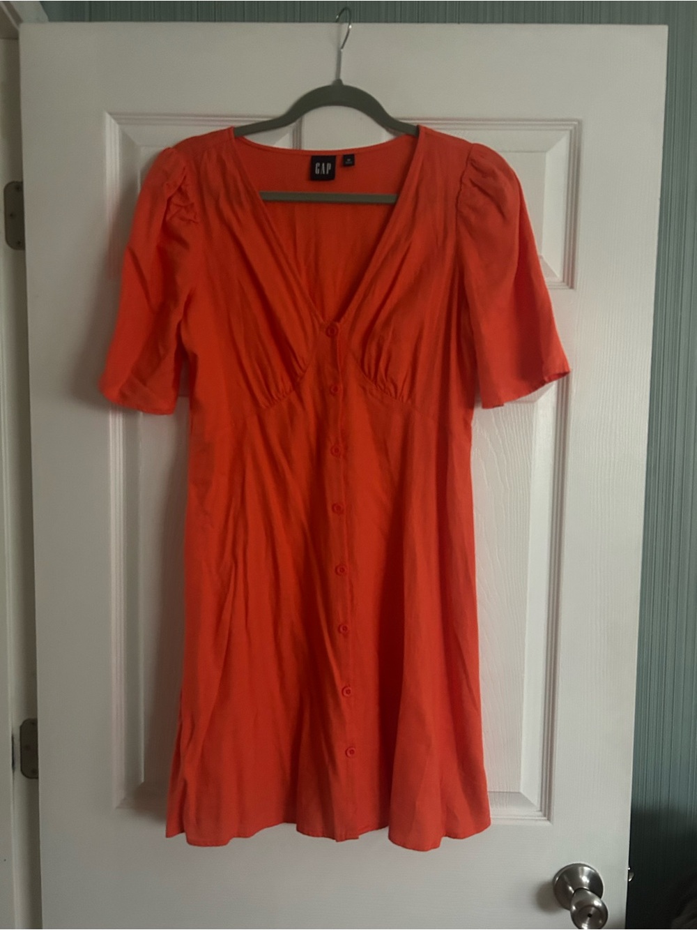 GAP Button-Front Mini Dress